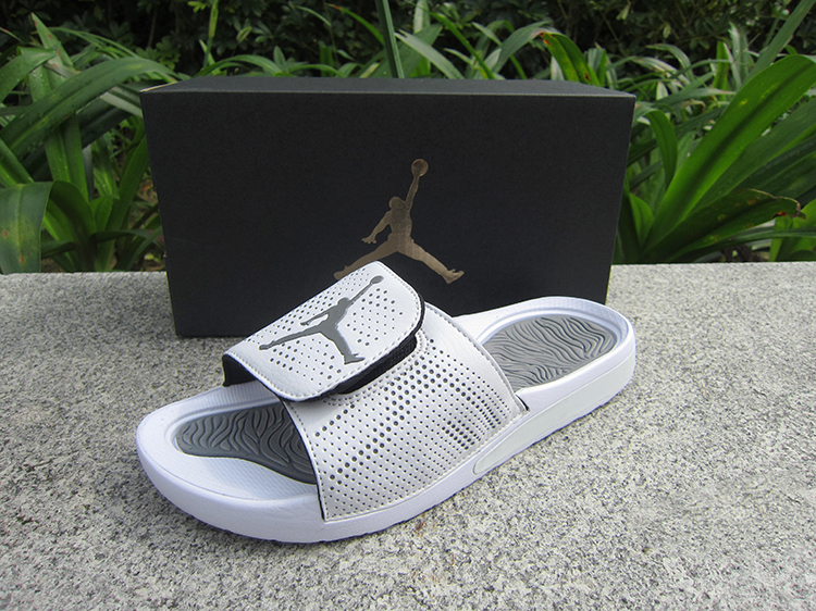 Women Jordan Hydro V Retro Wolf Grey - Click Image to Close